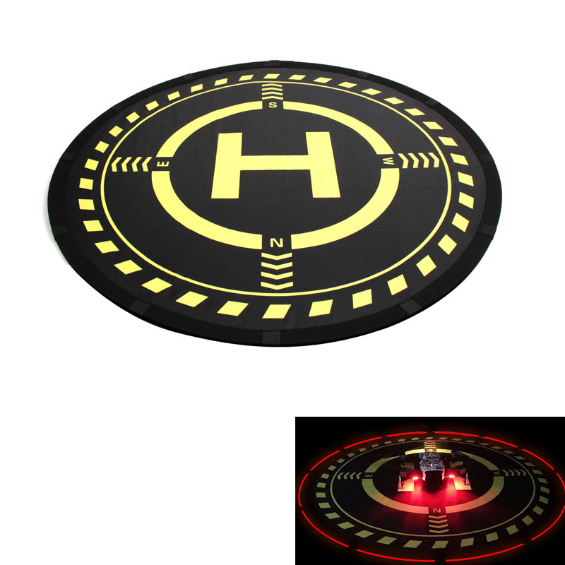 Drone Landing Pad - drone Parking apron with light Night