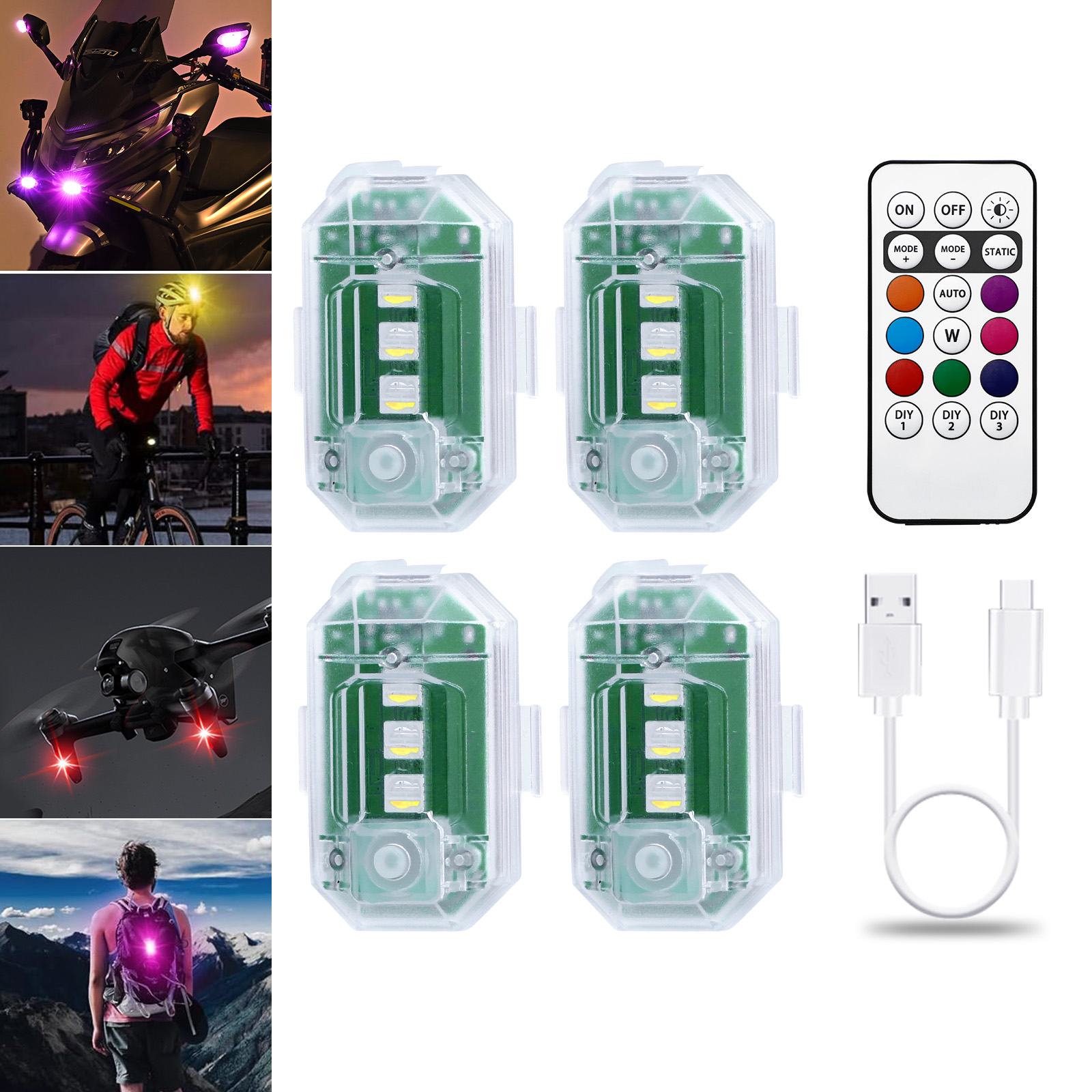 LECART Wireless Led Lights for - Drone Strobe Light recension och pris