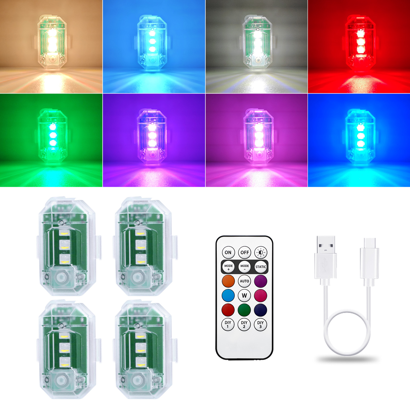 LECART Wireless Led Lights for - Drone Strobe Light recension och pris