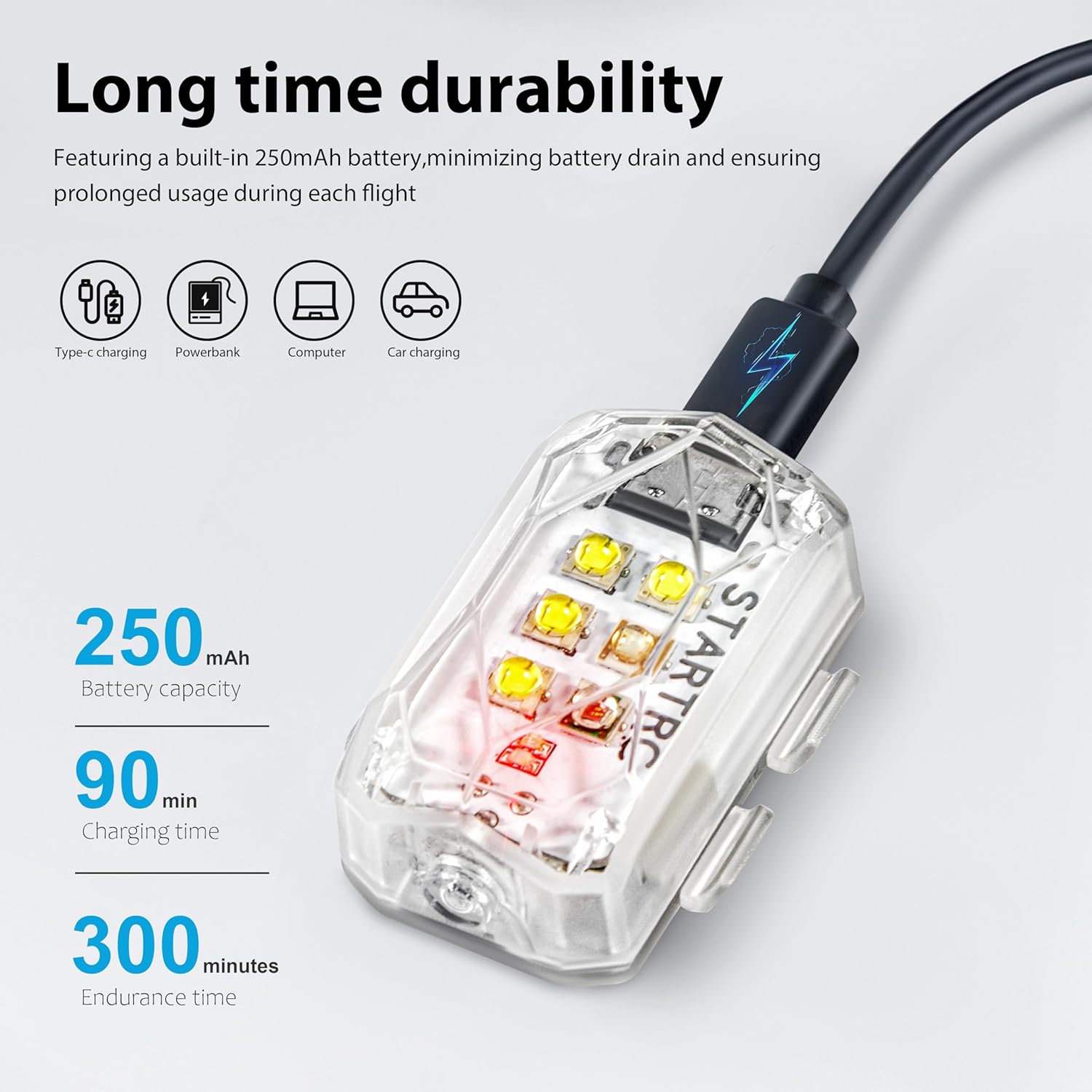 STARTRC Drone Strobe Light Ant - Drone Beacon Light recension och pris