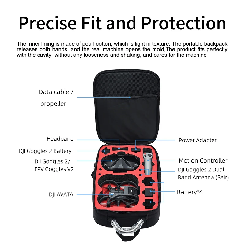 Portable Case Backpack Nylon W - Drone Backpack recension och pris