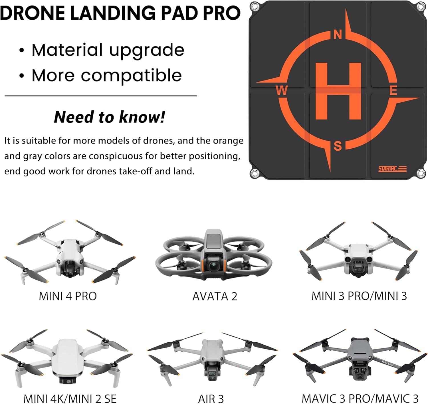 STARTRC Drone Landing Pad, Uni - Drone Landing Pad recension och pris