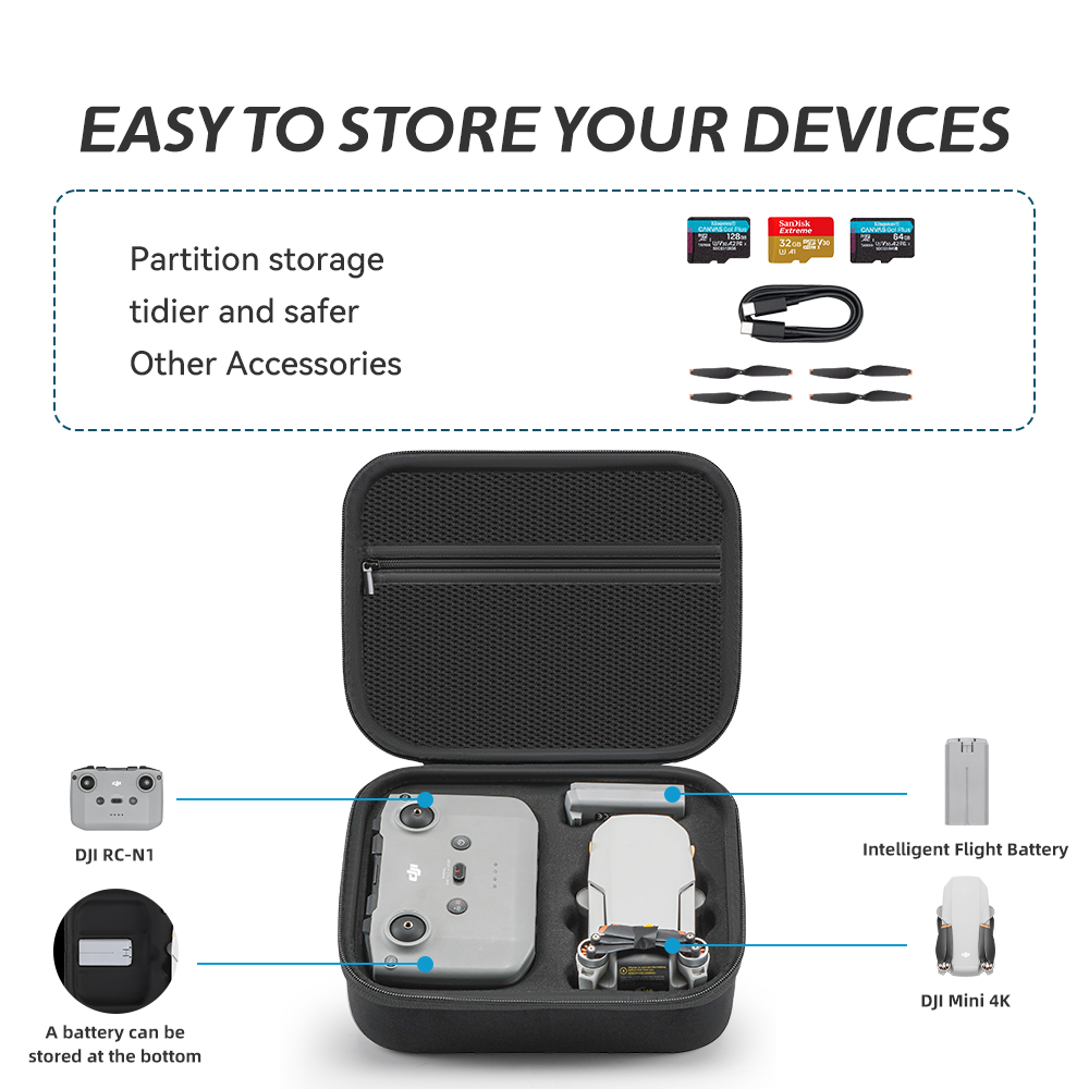 Portable Storage Bag Protectiv - Drone Hard Shell Case recension och pris
