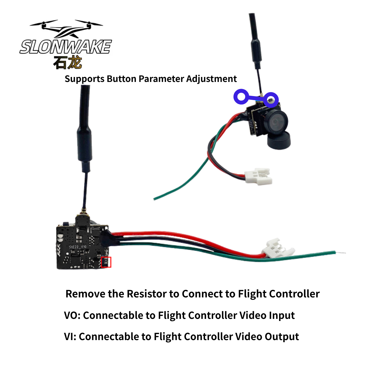 SLONWAKE 5.8G Analog Video Tra - Drone Controller Screen recension och pris