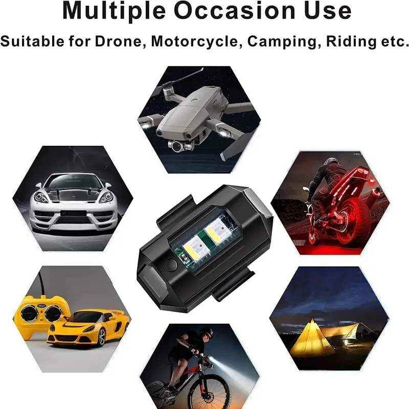 1Pcs Remote LED RGB Anti-colli - Drone Strobe Light recension och pris