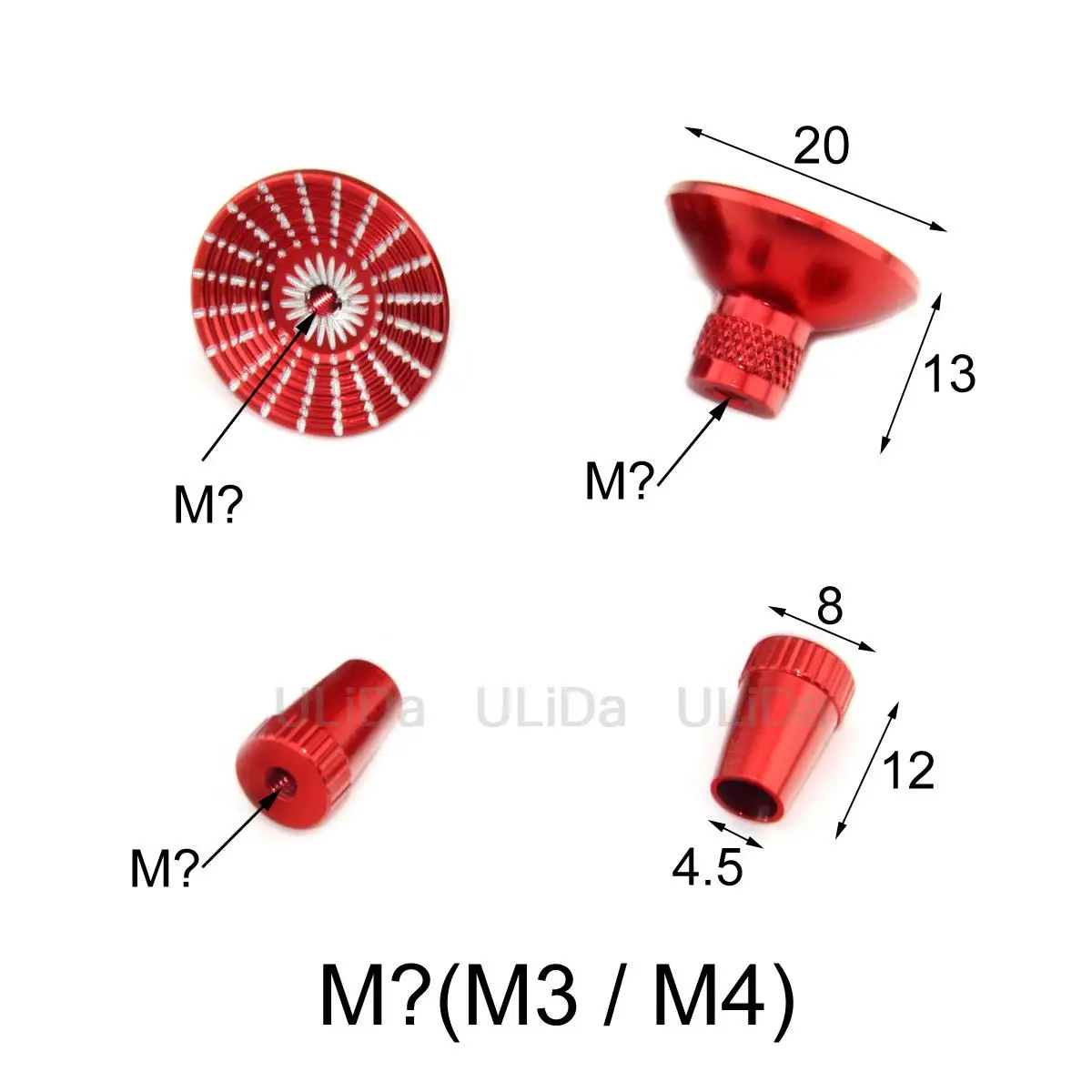 M3 M4 Aluminum Transmitter Joy - Drone Control Stick recension och pris