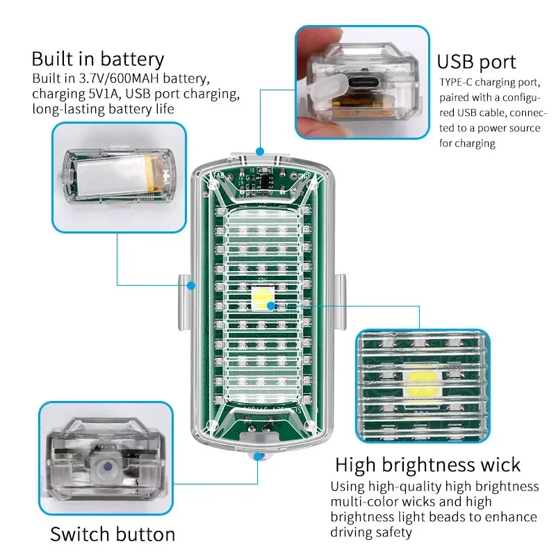 Wireless LED Drone Strobe Ligh - Drone Beacon Light recension och pris