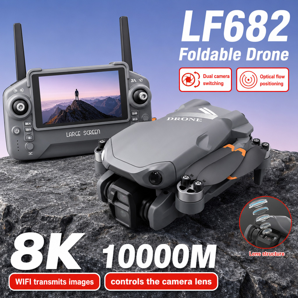 Aerial Photo LF682 Drone 8K HD - Drone Power Bank recension och pris
