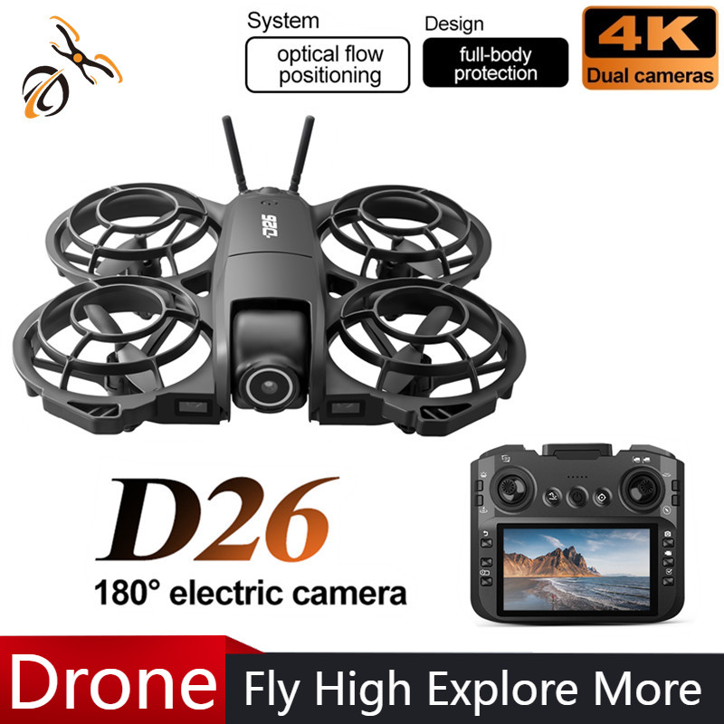 D26 Drone 4K Aerial HD 180° Ca - Drone Power Bank recension och pris