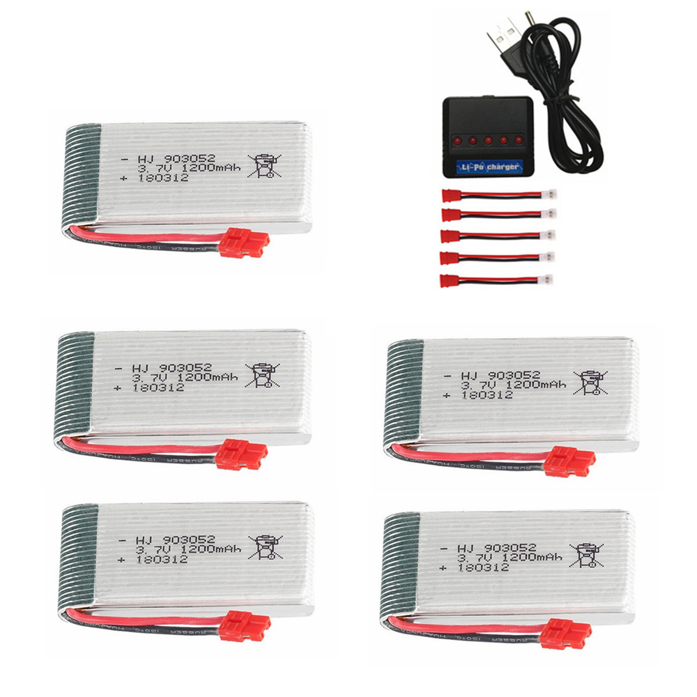 3.7V 1200mAh 903052 lipo batte - Drone Battery Charger recension och pris