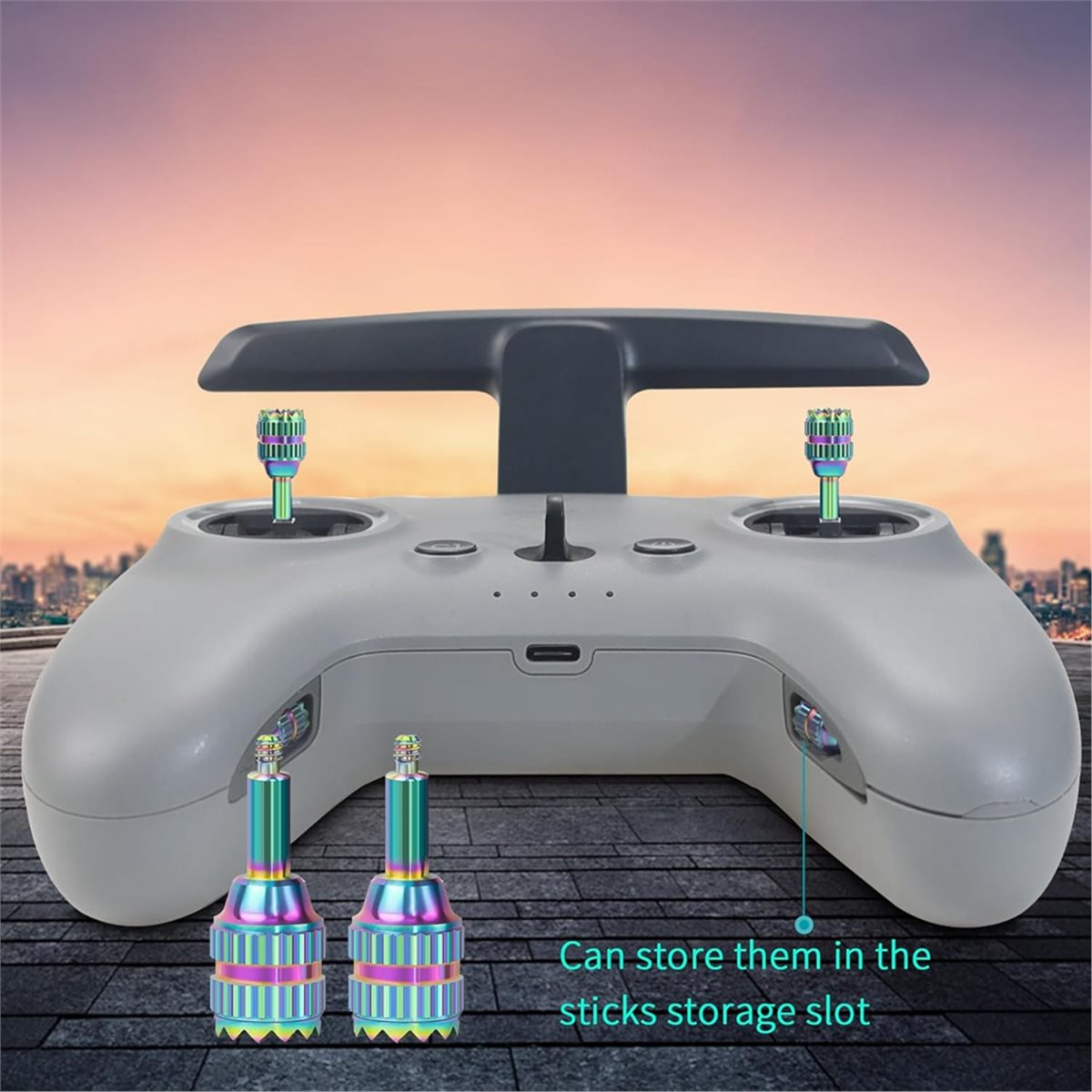 DT75BG 4PCS Metal Control Joys - Drone Control Stick recension och pris