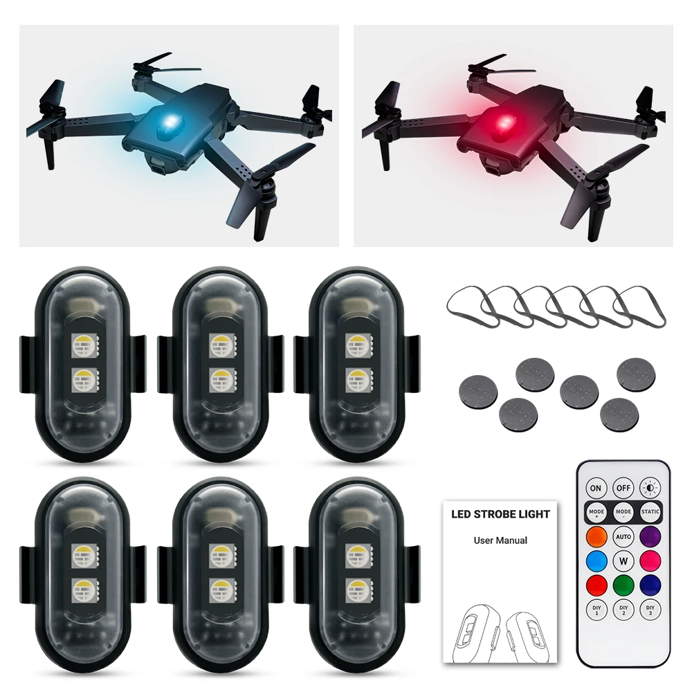 Motorcycle Strobe Light, APP C - Drone Strobe Light recension och pris