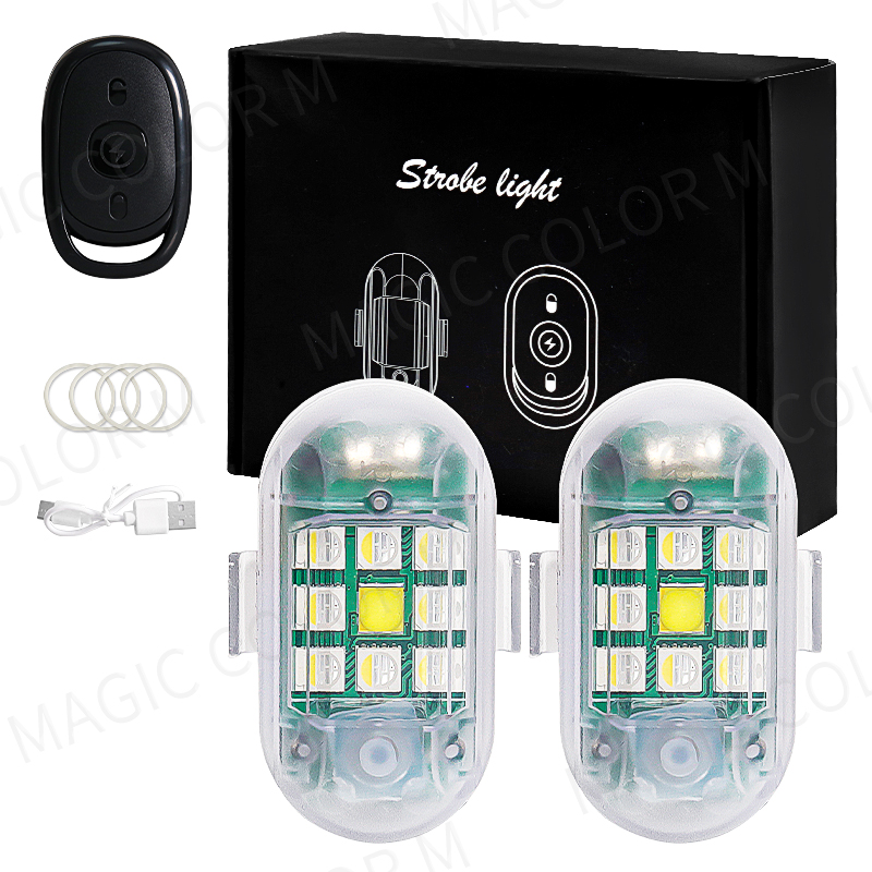 2PCS Wireless LED Strobe Light - Drone Strobe Light recension och pris
