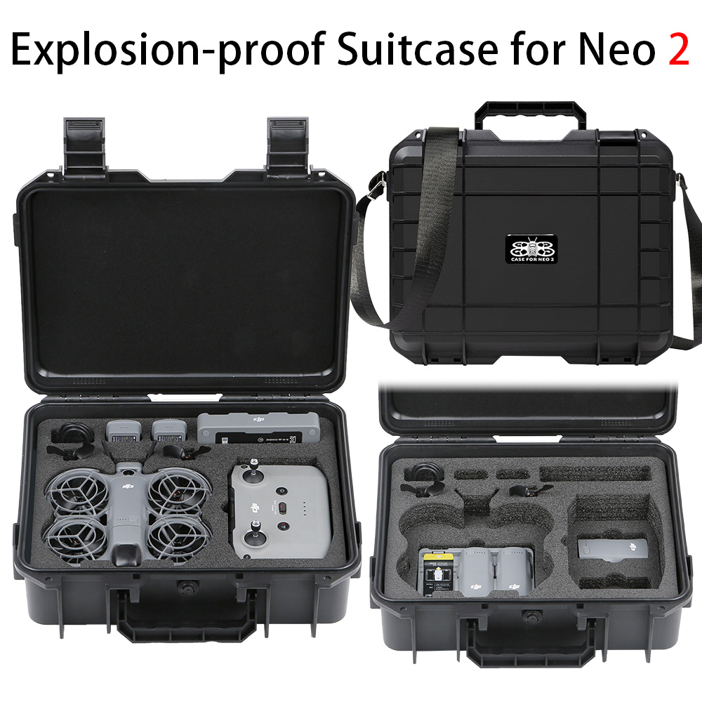 For DJI NEO 2 Case Bag Explosi - Drone Hard Shell Case recension och pris