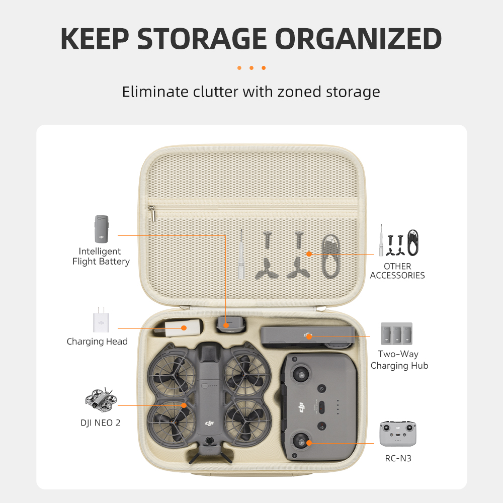Storage Bag for DJI Neo 2 Fly  - Drone Controller Hood recension och pris