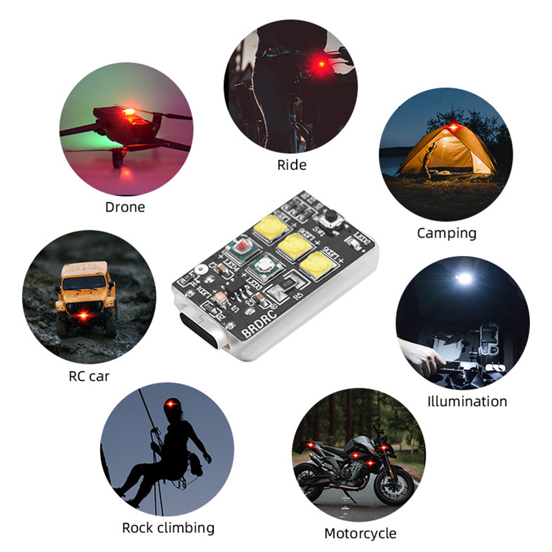 Mini Drone Strobe Light for DJ - Drone Beacon Light recension och pris