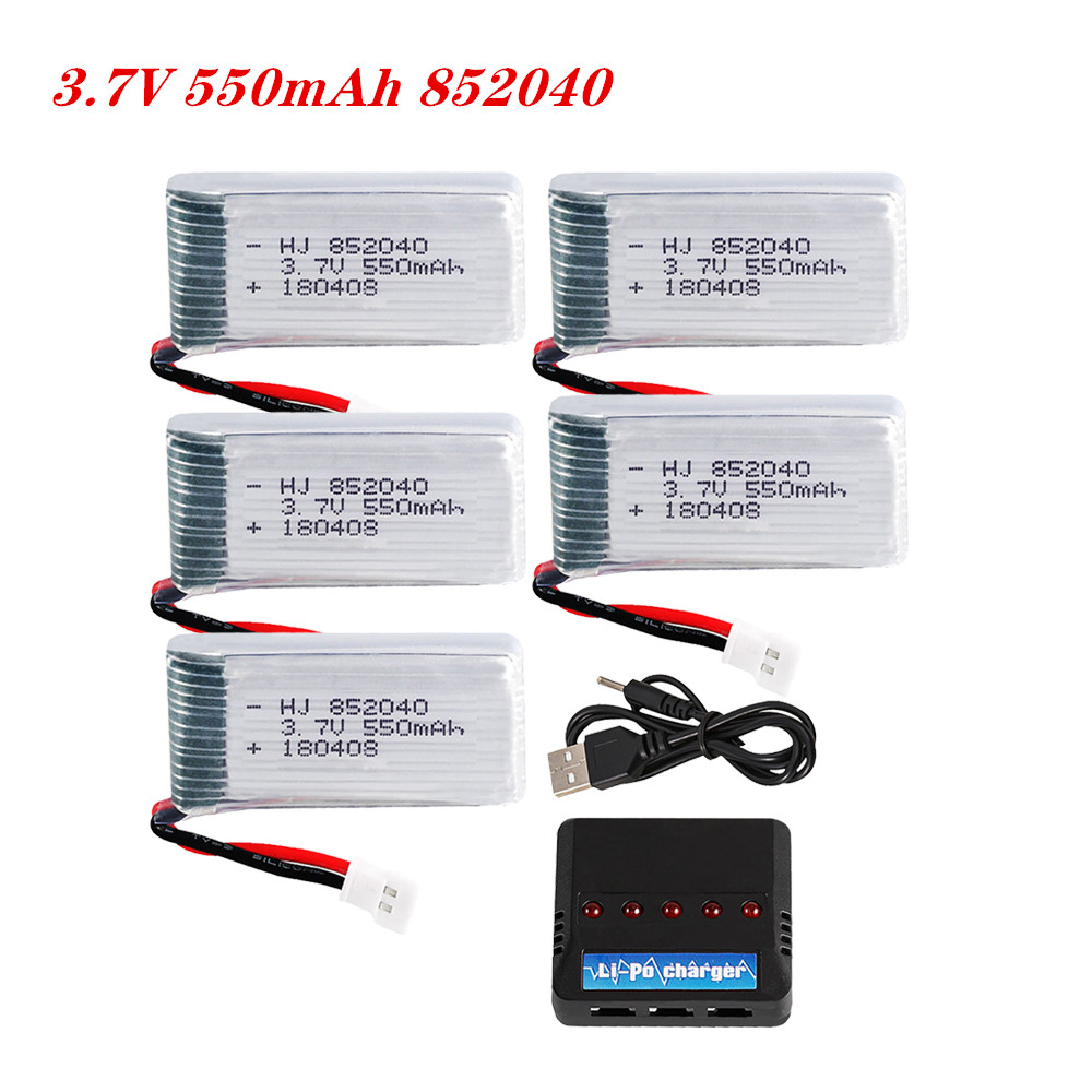 3.7V 550mAh 25C Lipo Battery 8 - Drone Battery Charger recension och pris