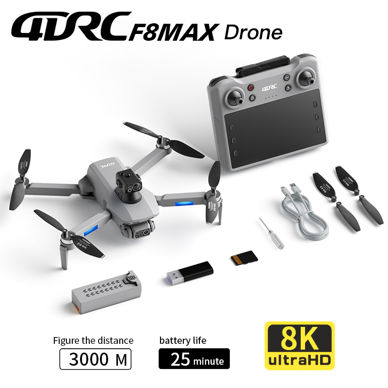 F8 MAX GPS Drone Professional  - Drone Controller Screen recension och pris