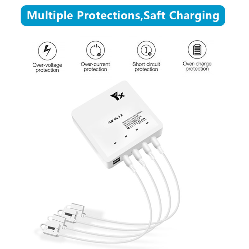 YX 6IN1 Fast Smart Battery Cha - Drone Charging Hub recension och pris