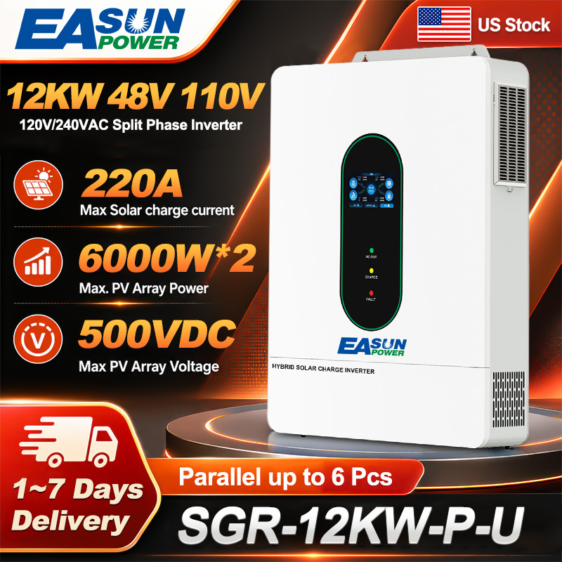 EASUN US 12KW 12000W Split Pha - Drone Solar Charger recension och pris
