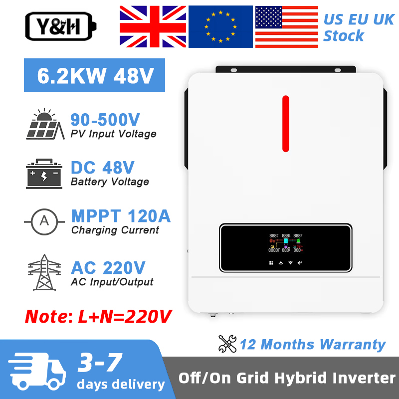 Y&H 6.2KW Hybrid Solar Inverte - Drone Solar Charger recension och pris
