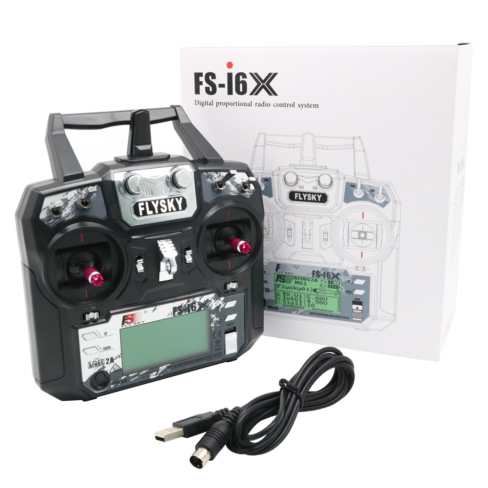 FLYSKY FS-i6X FS i6X 10CH 2.4G - Drone Battery Adapter recension och pris