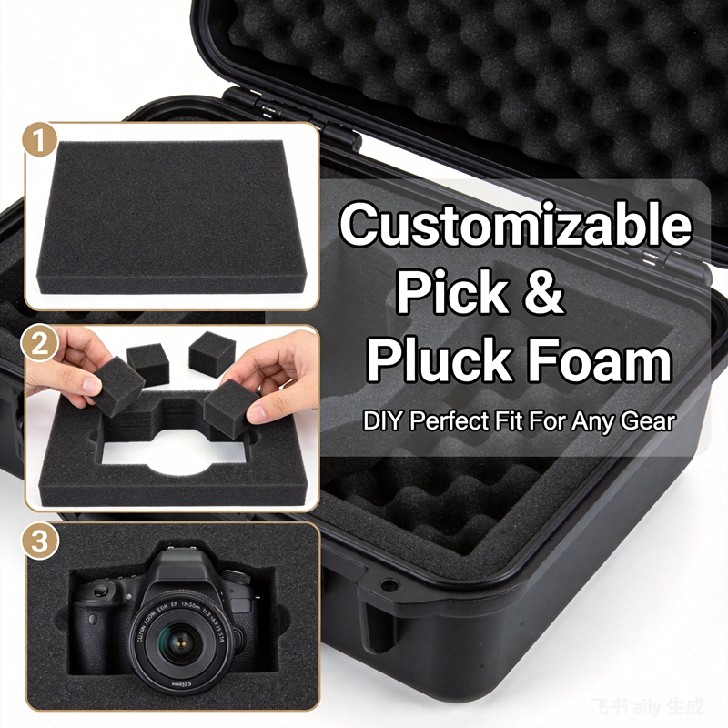 Pre Cut Sponge Photography Equ - Drone Hard Shell Case recension och pris