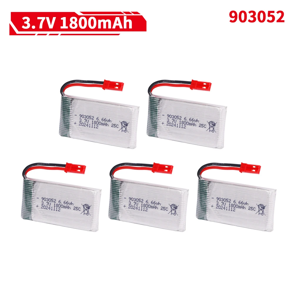 3.7V 1800mAh 903052 lipo Batte - Drone Battery Charger recension och pris