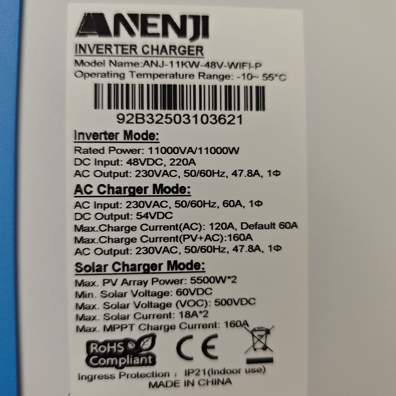 ANENJI 11KW 48V Hybrid Solar I - Drone Solar Charger recension och pris
