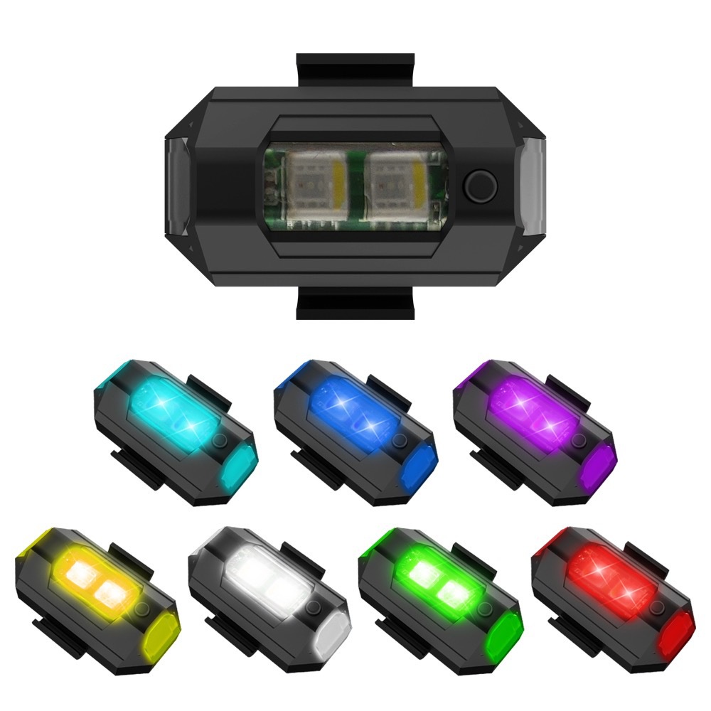 1PC 7 Color Mini USB Charging  - Drone Beacon Light recension och pris