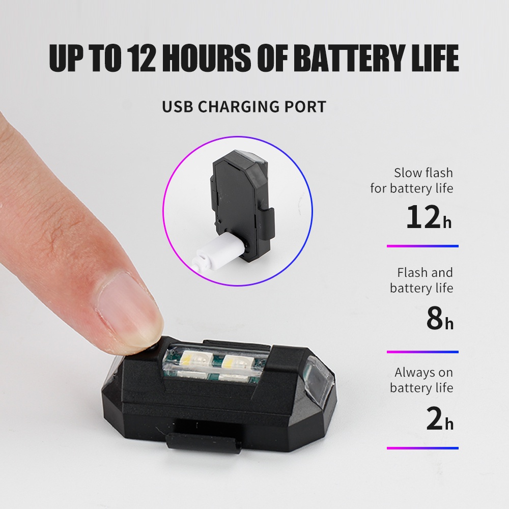 1PC 7 Color Mini USB Charging  - Drone Beacon Light recension och pris