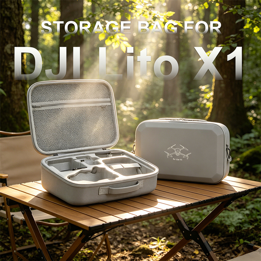 XFJI PU Leather Hard Shell Sho - Drone Hard Shell Case recension och pris