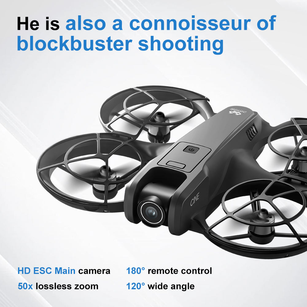 V666 Foldable Mini Drone 4K Du - Drone Power Bank recension och pris