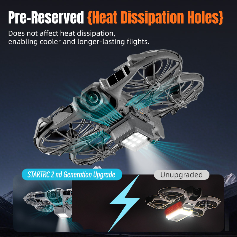 STARTRC LED Landing Gear for D - Drone Beacon Light recension och pris