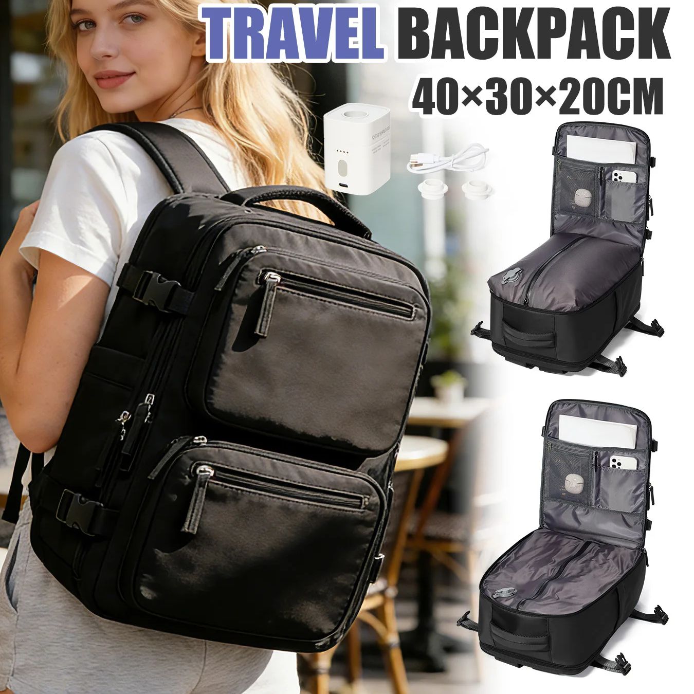 Women Backpack Vacuum Backpack - Drone Backpack recension och pris